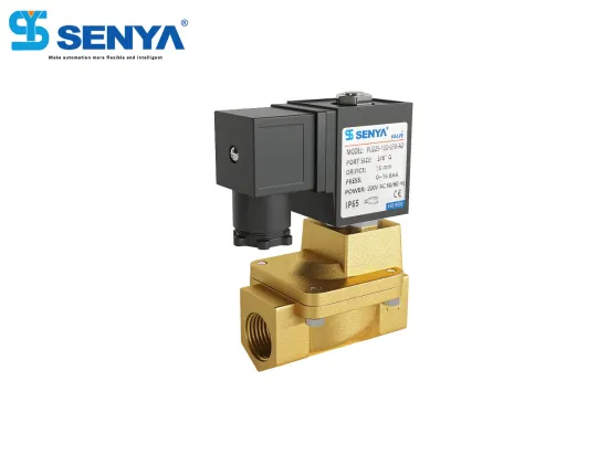 Senya Pneumática 1/4 Polegada NPT 12V/24V/110V/220V Válvula Solenóide Elétrica de Latão PU225